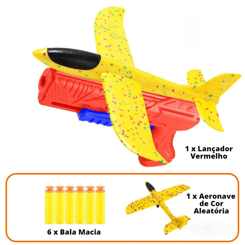 Avião Planador com Lançador - LOJA LINES