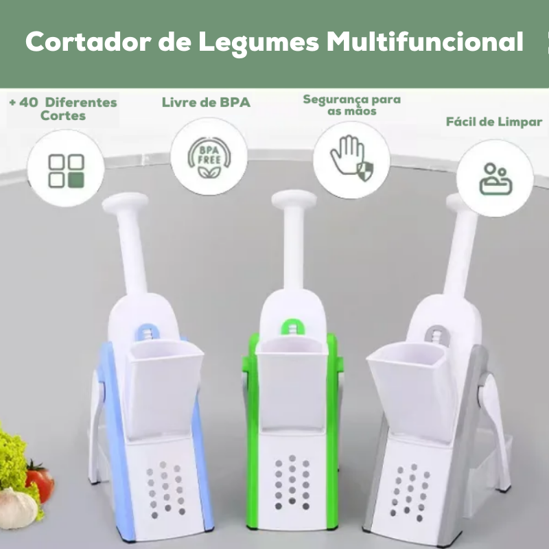 4 em 1 Cortador de Legumes Multifuncional - LOJA LINES