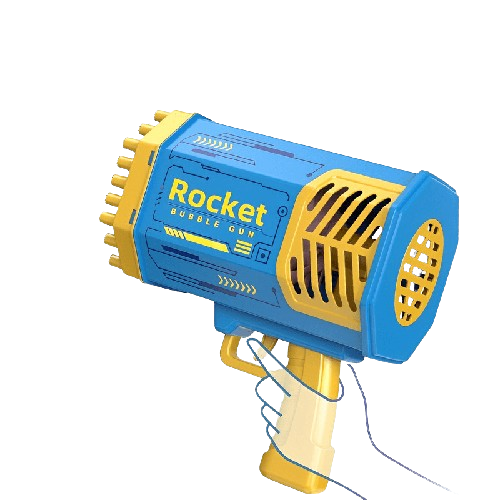 Pistola de Bolas de Sabão Rocket