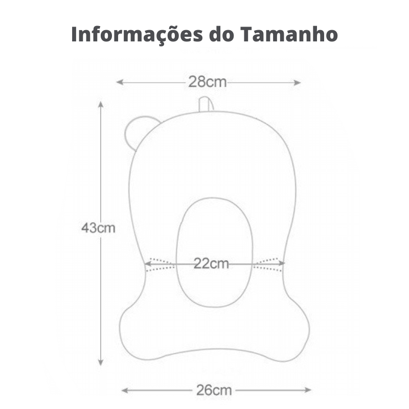 Almofada de Banho Confort - LOJA LINES